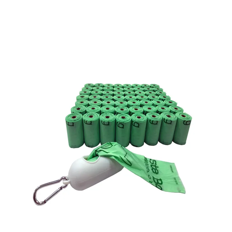 100% Biodegradable/Compostable/ Disposable Dog Poop Bag PLA Waste Bags for Home Use