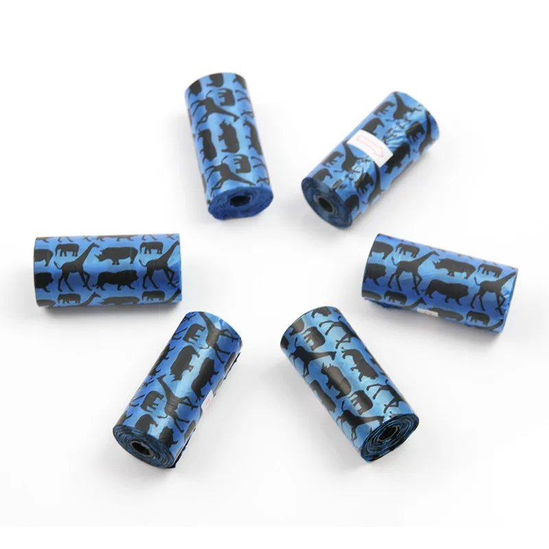 100% Biodegradable Packaging Poop Bags Cornstarch Plastic Garbage Trash Dog Poop Bags