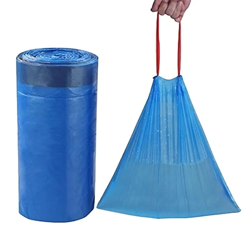 13 Gallon 23*30 Inches Plastic Bin Liners Drawstring Trash Bags