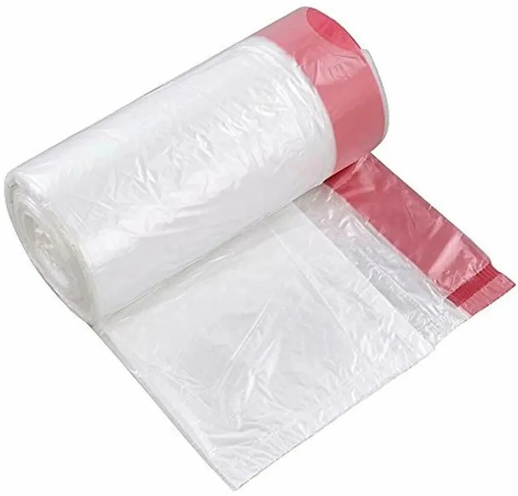 13 Gallon 23*30 Inches Plastic Bin Liners Drawstring Trash Bags