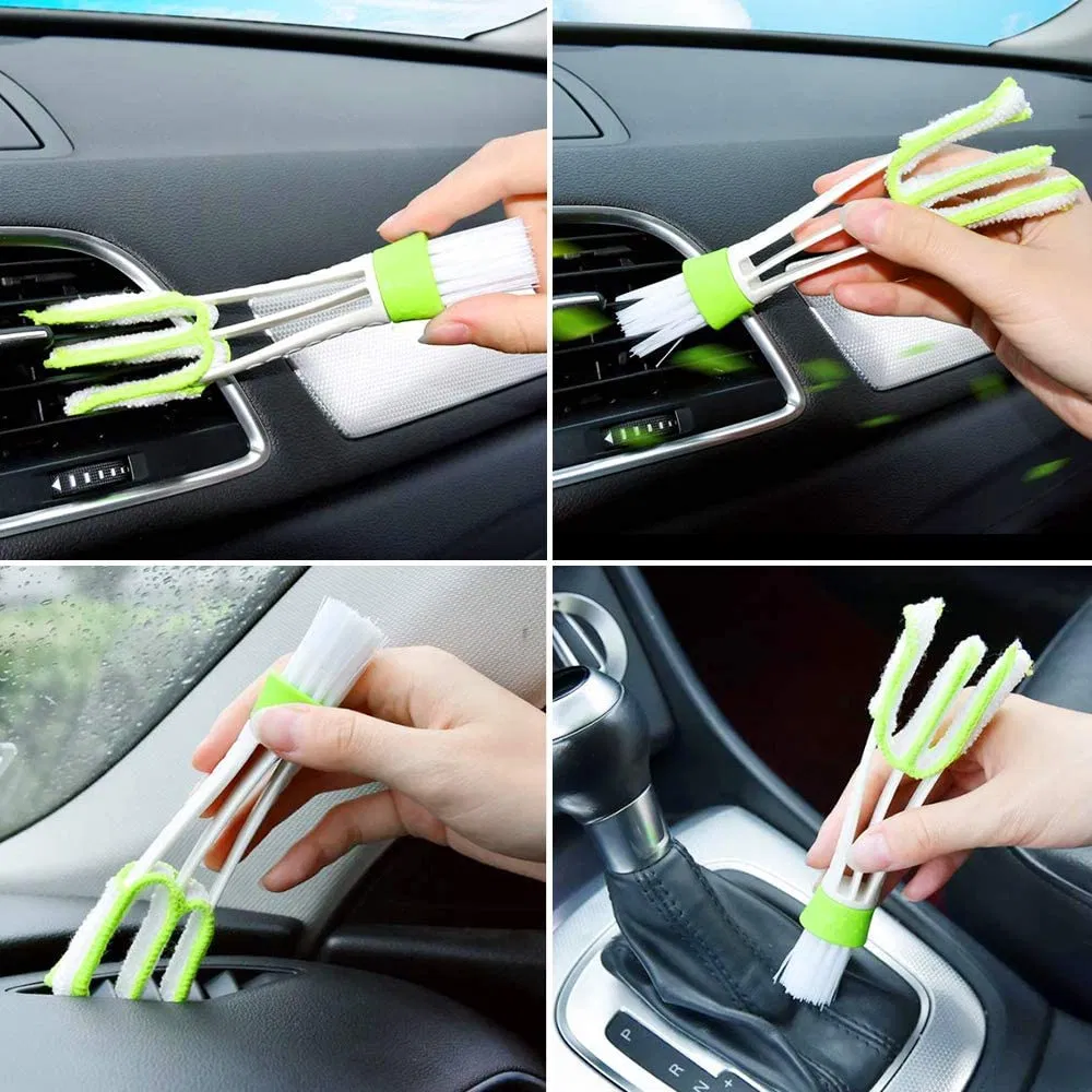 14PCS Car Wash Cloth Mitt Brush Car Cleaning Brushes with 10 Soft Boar Hair
