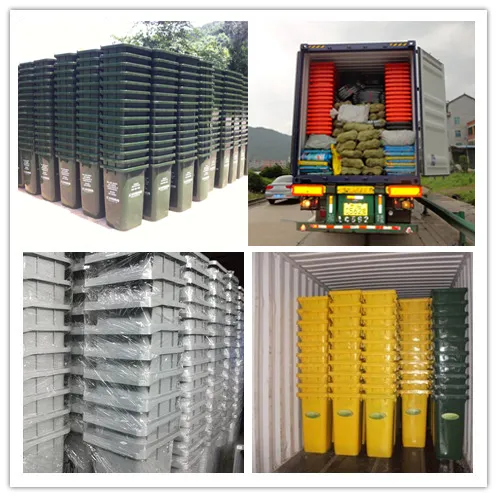 240L Plastic Dumpsters with Wheels