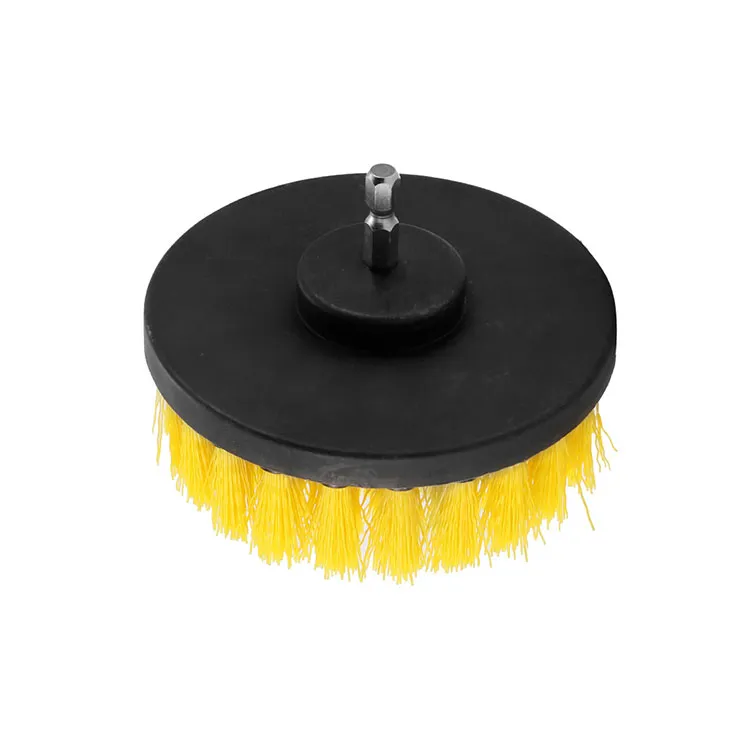 3PCS/Set Electric Car Drill Cleaning Brush Attachments Sets Drill Scrub Brush Kit Power Scrubber for Car Washing Bathroom Toilet