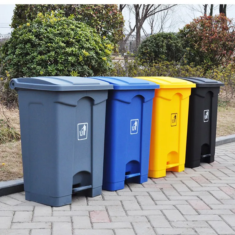 87 Liter Medical Plastic Garbage Bin for Hospital Use (KL-34)
