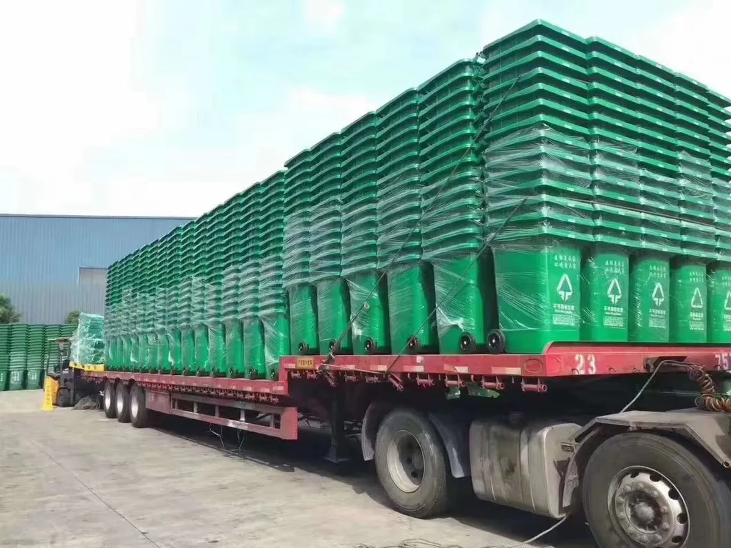 Big Plastic Recycling Trash Waste Rubbish Garbage Disposal Ash Litter Storage Dust Bin for Public Places Use Like Park Office Building Industrial Area