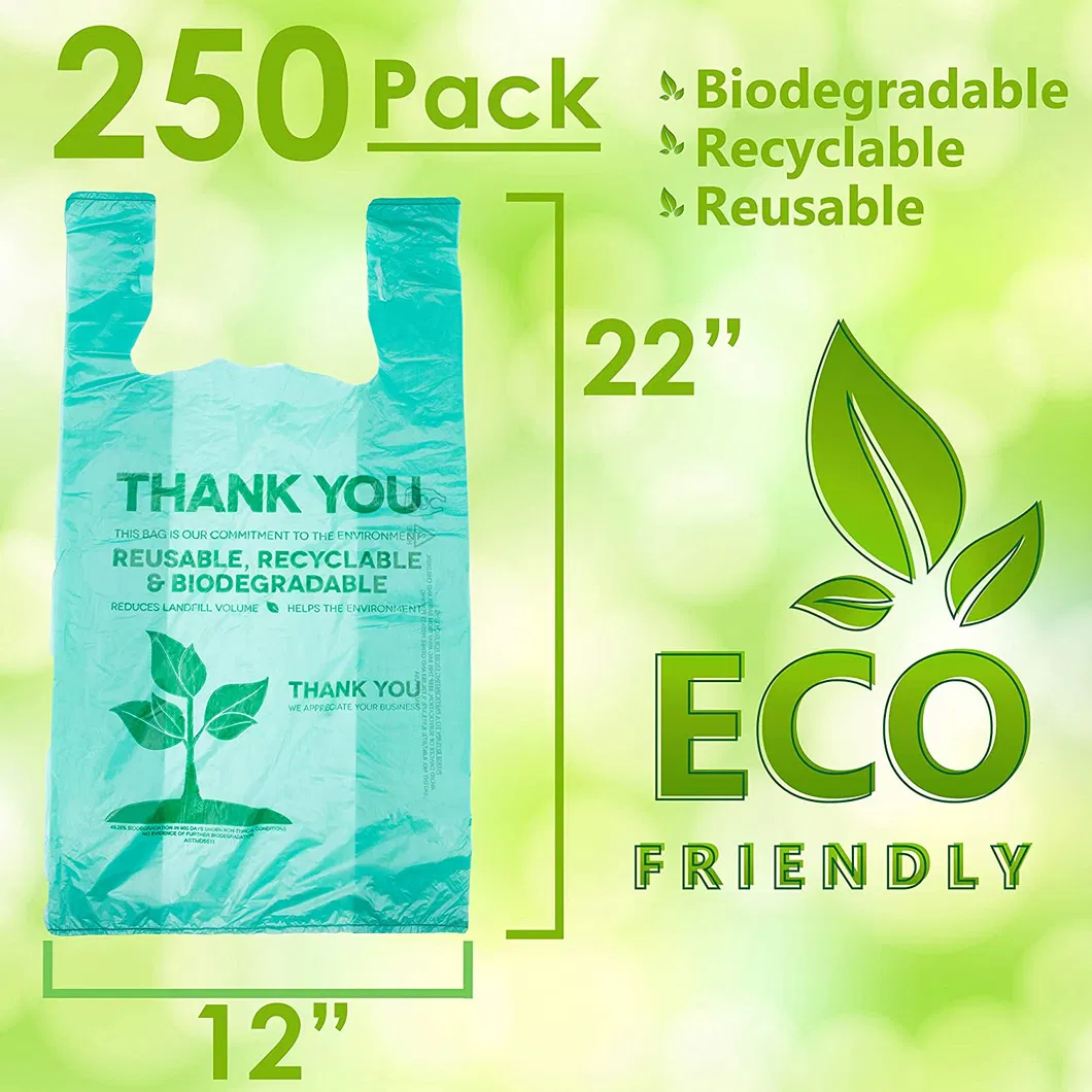 Biodegradable Dog Poop Bags Compostable Dog Waste Bags, Unscented, Vegetable-Based & Eco-Friendly, Premium Thickness & Leak Proof, Easy Detach & Open, Support