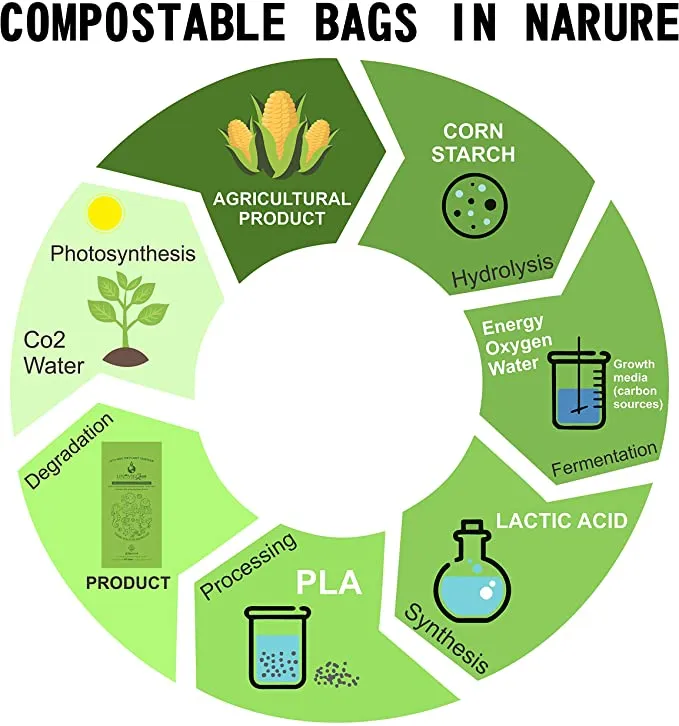 Biodegradable Dog Poop Bags Compostable Dog Waste Bags, Unscented, Vegetable-Based & Eco-Friendly, Premium Thickness & Leak Proof, Easy Detach & Open, Support