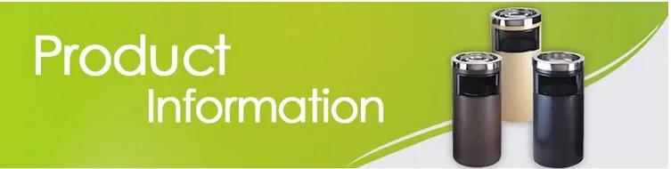 China Top Supplier Indoor Trash Bin, Steel Trash Bin