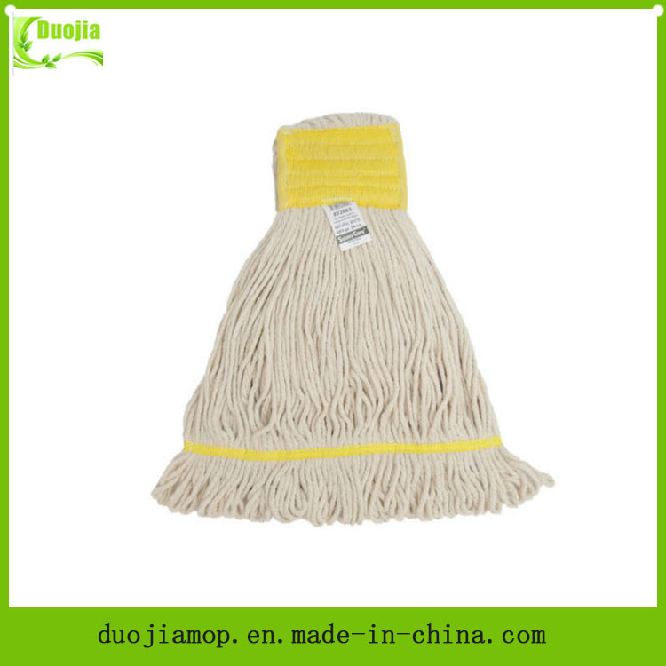 Cotton Mop Yellow Wide Band Looped End