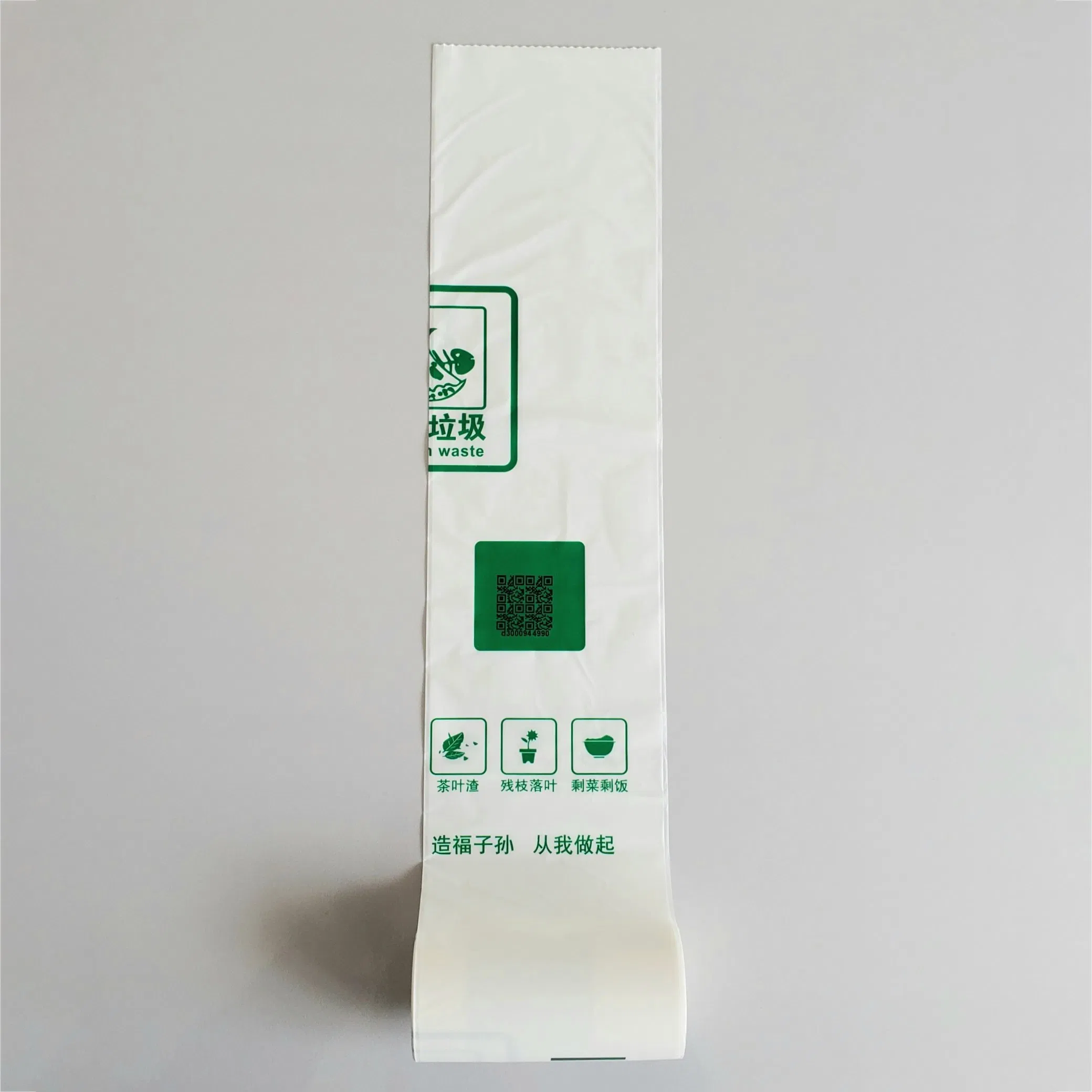 Custom Biodegradable Star Seal Trash Bag on Roll Bioplastic Garbage Bag, Bin Liner