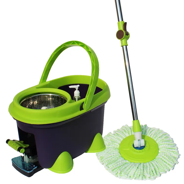 Easily Dehydration Home Easy Use Durable 360 Spin Magic Mop Set and Bucket with Foot Pedal