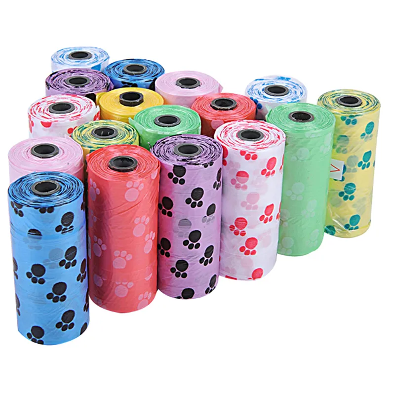 Easy Tie Handles Carry Doggy Litter Poop Bag Dispenser Pets Products for Dogs