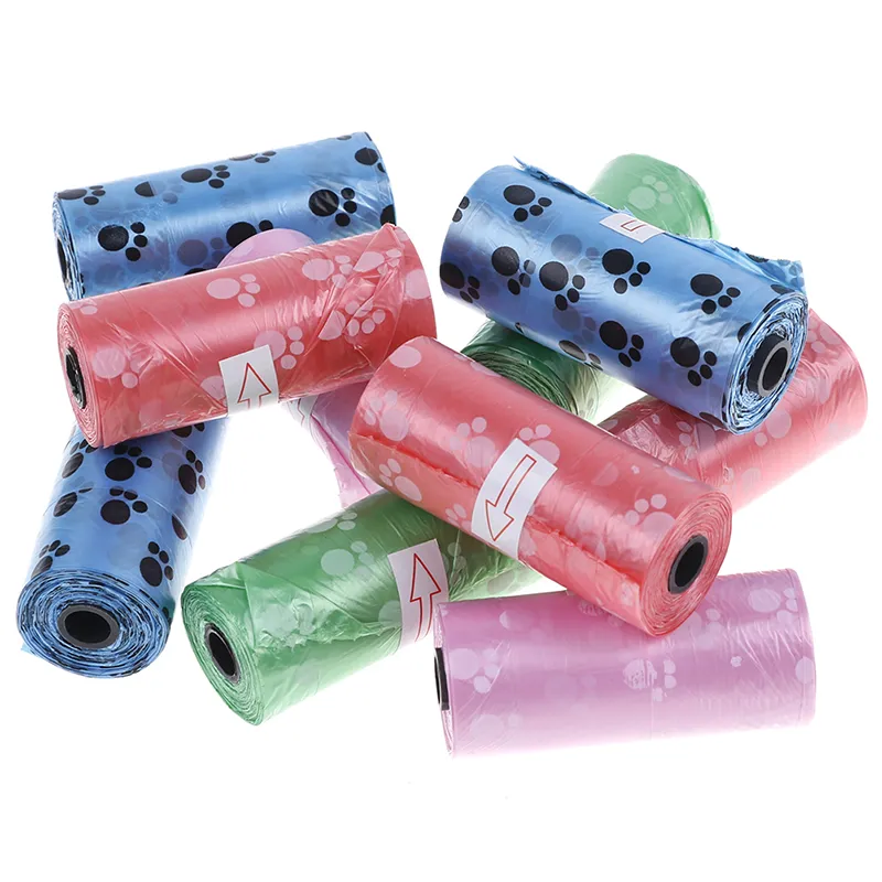 Easy Tie Handles Carry Doggy Litter Poop Bag Dispenser Pets Products for Dogs