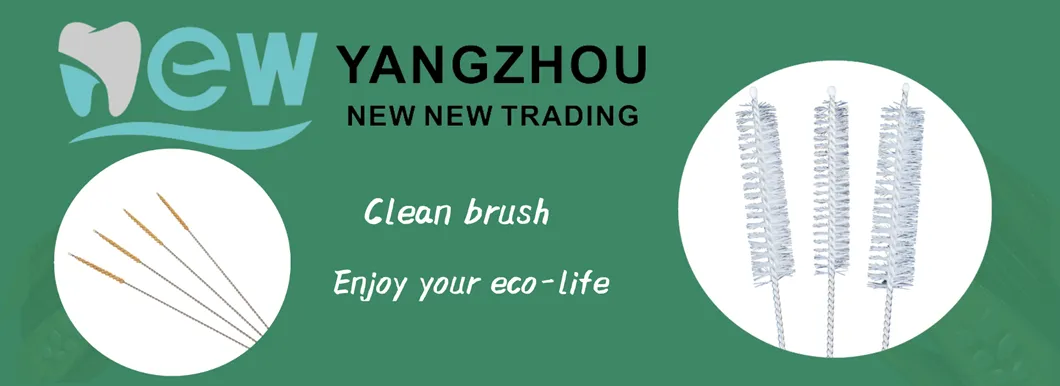 Eco-Friendly Steel Reusable Environmental Clean Brush Used in Bamboo Straw
