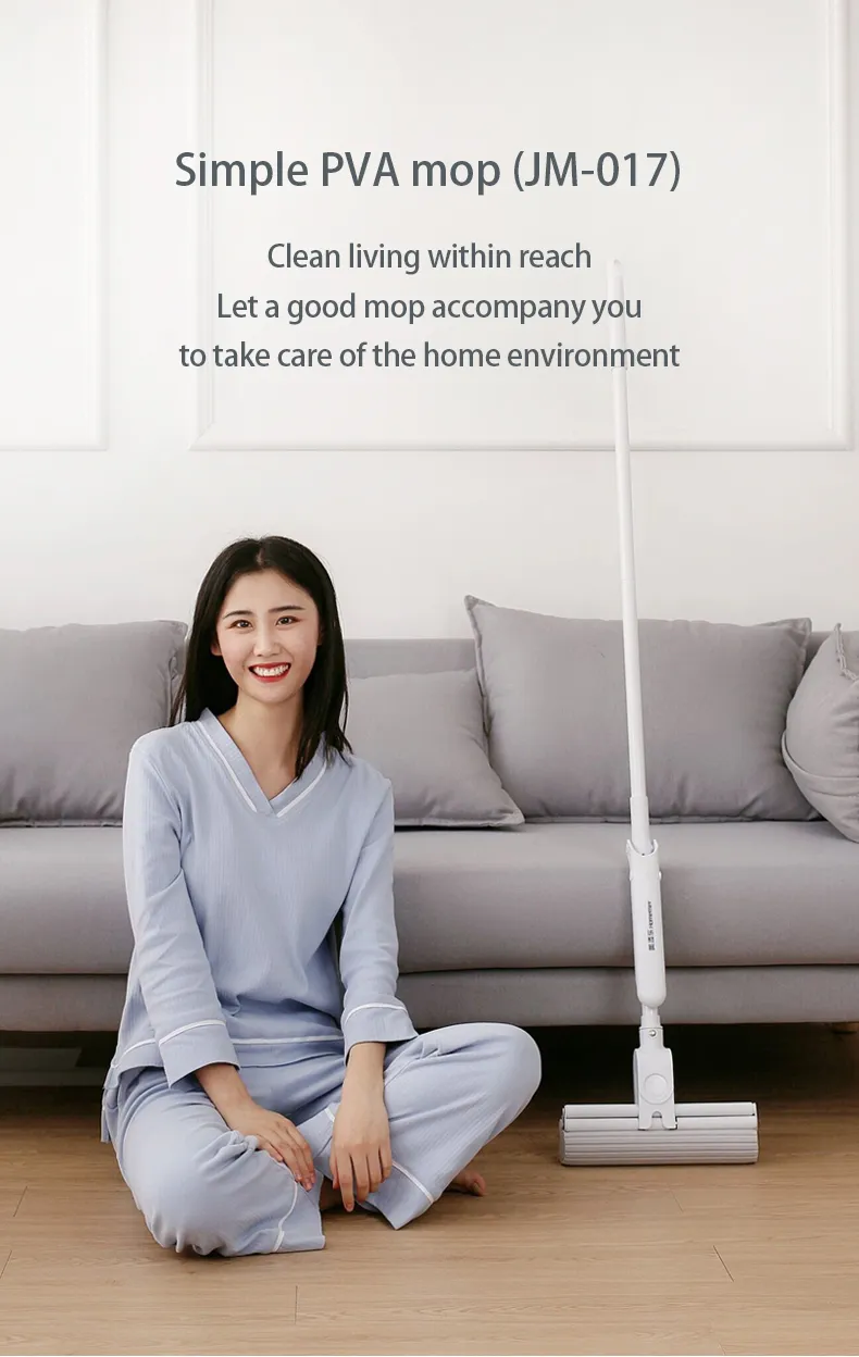 Factory Production Quick Clean PVA Mop 27cm Sponge Double Roller Refill Head Cleaning Product