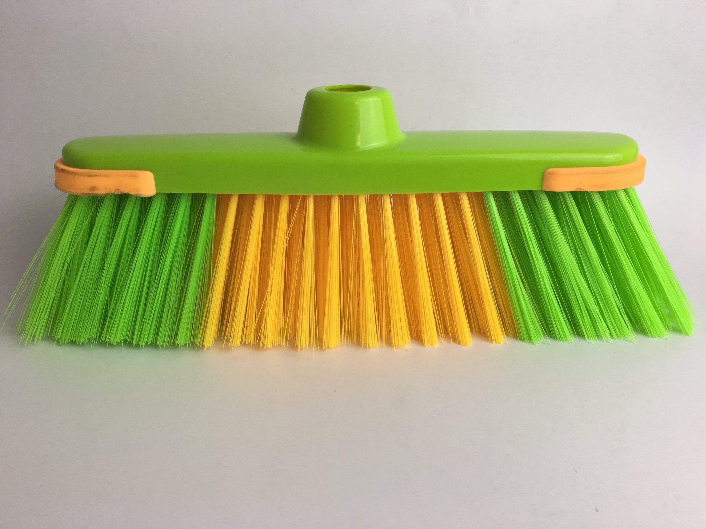 Floor Brush Broom with Leaf Decoration