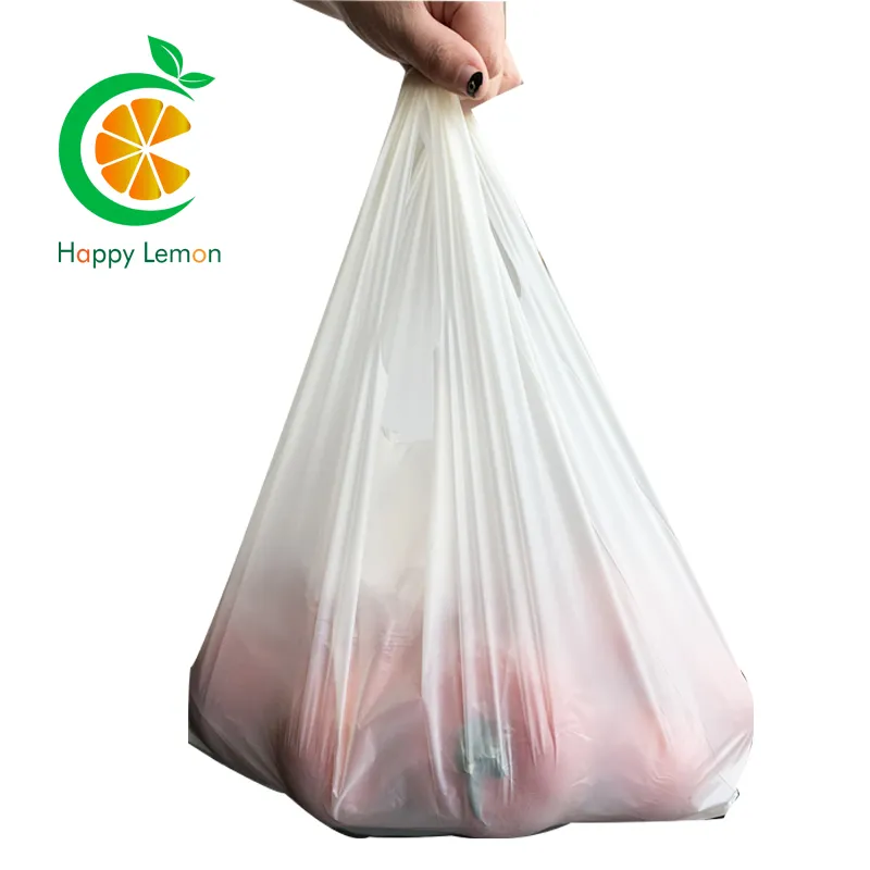 Garbage Carrier Plastic Grocery T Shirt Packaging Shopping Bag