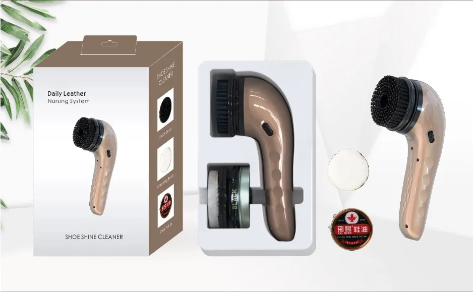 Handheld Electric Multifunctional DC Direct Charge & Battery Powered Leather Care Cleaning Brush