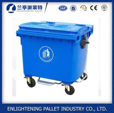 Heavy Duty Color Customize Plastic Wastebin with Wheels