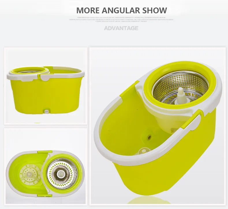 Hot Sales Rotating Mop Automatic Drying Dual Drive Thickening Labor-Saving Hands-Free Increase Mop Bucket