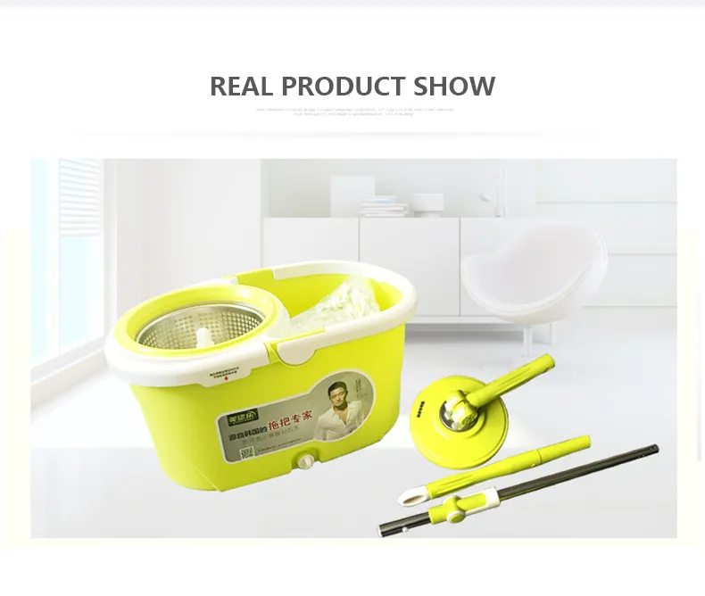 Hot Sales Rotating Mop Automatic Drying Dual Drive Thickening Labor-Saving Hands-Free Increase Mop Bucket