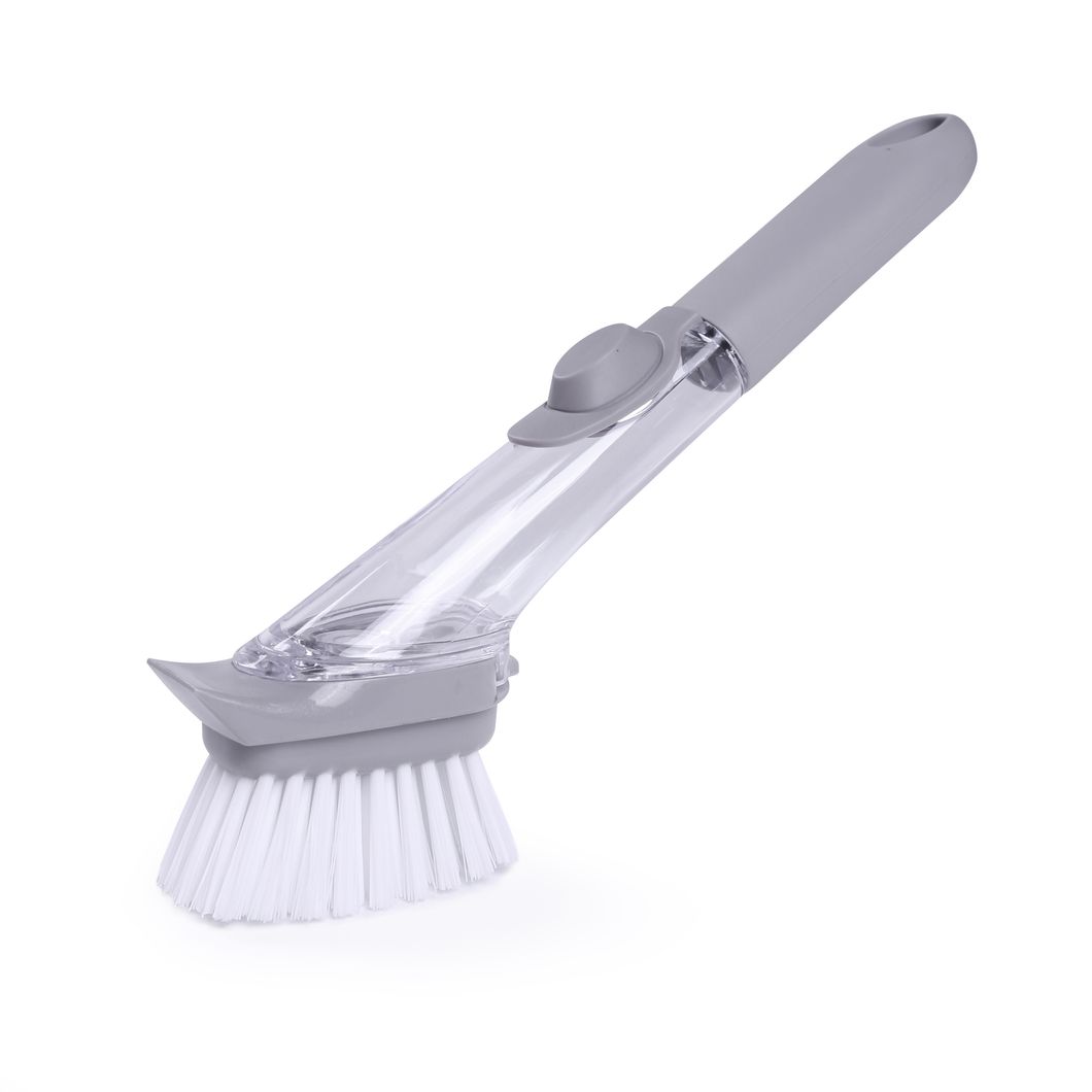 Hot Selling Automatic Liquid-Adding Dish Pot Cleaning Brush Replaceable Sponge Brush Head