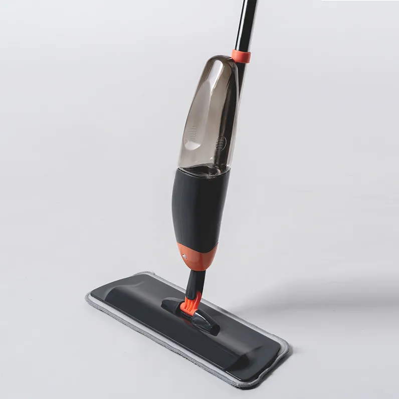 Household Three Parts Pole Clever Floor Cleaning Elf Mop Microfiber Lazy Flat Magic Spray Mop