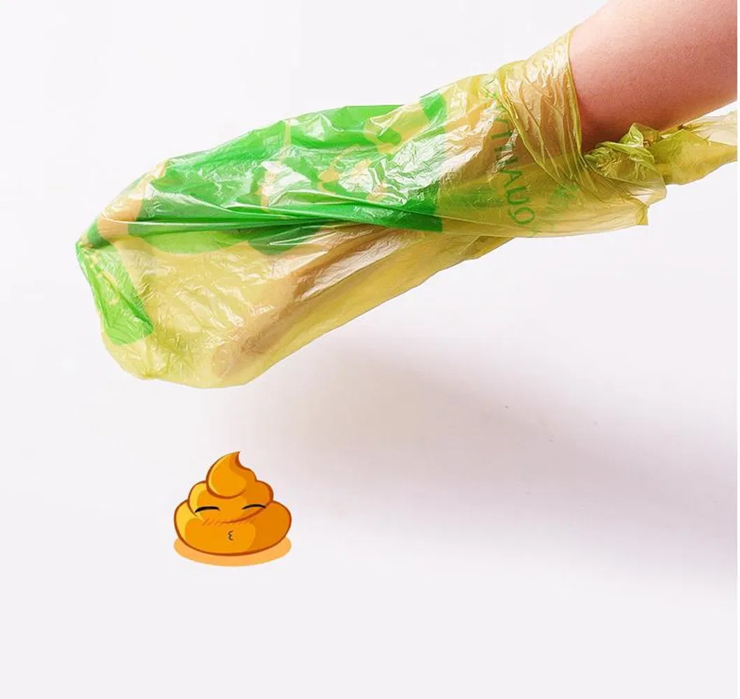 Internationally Certified Biodegradable Compostable Dog Poop Bag, Environmentally Friendly Biodegradable Pet Poop Bag