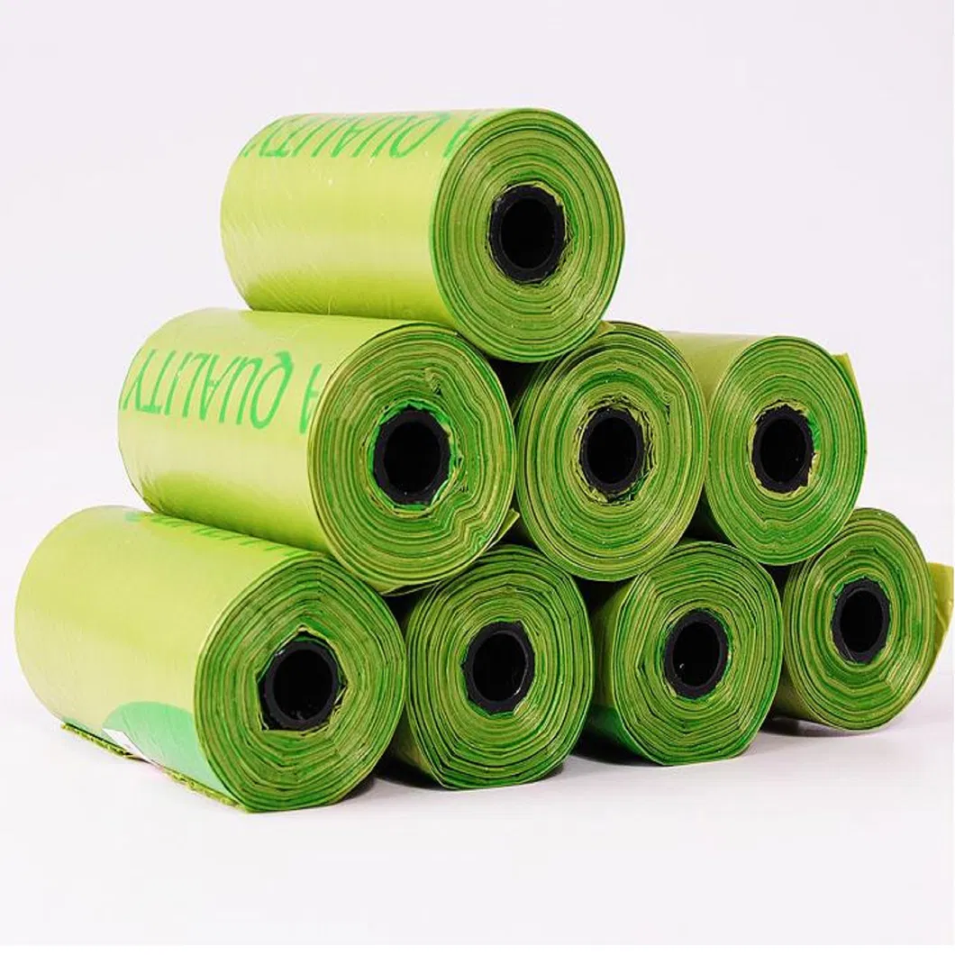 Internationally Certified Biodegradable Compostable Dog Poop Bag, Environmentally Friendly Biodegradable Pet Poop Bag