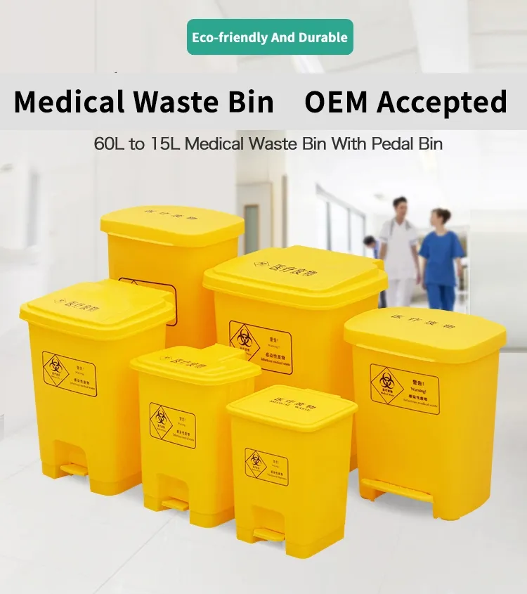 Kitchen Plastic Waste Bin Indoor Trash Can Trash Bin Dust Bin Trash Can 25L Mv-25A-1