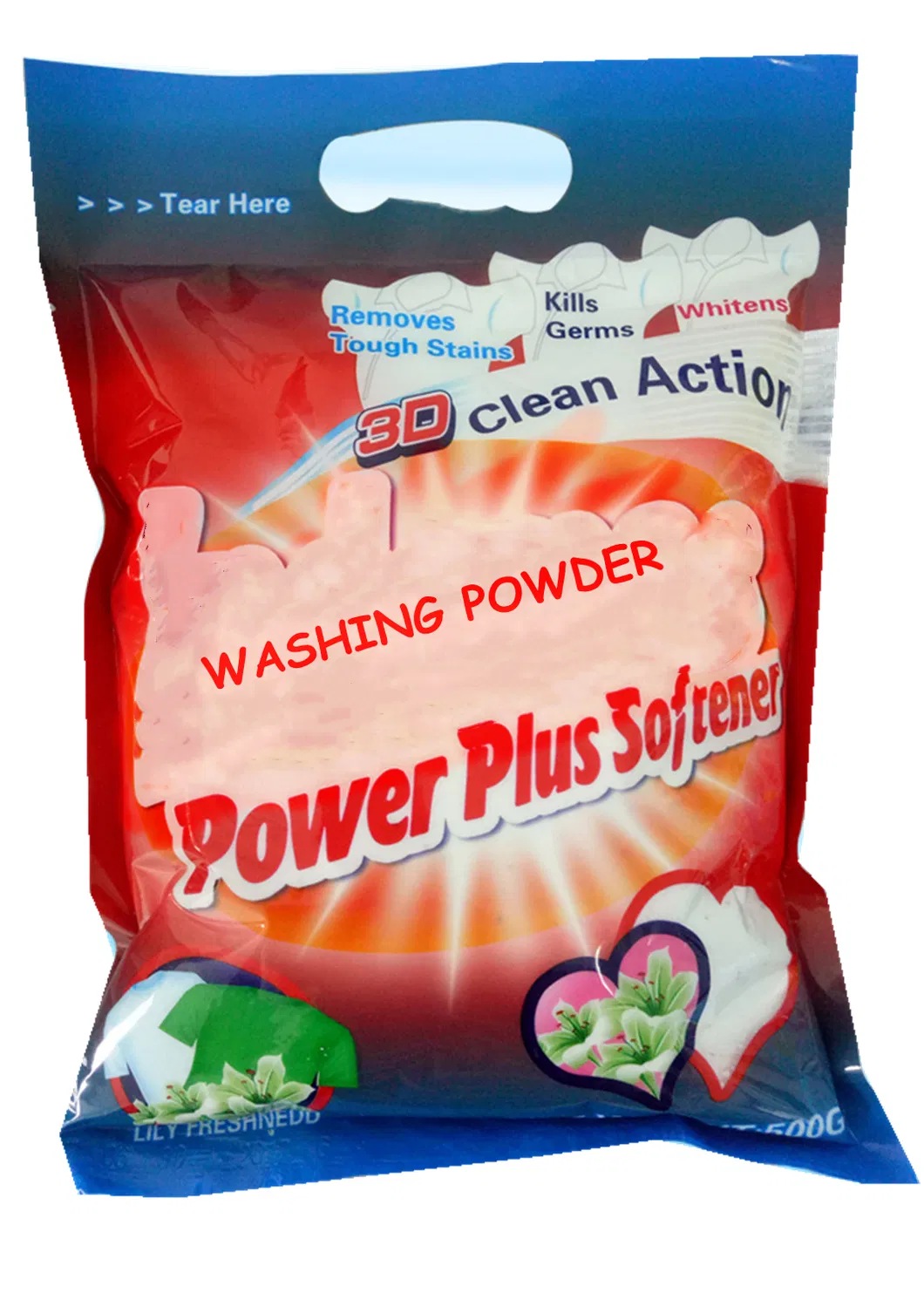 Low Density High Foam Laundry Washing Powder/Detergent Powder/Lessive En Poudre