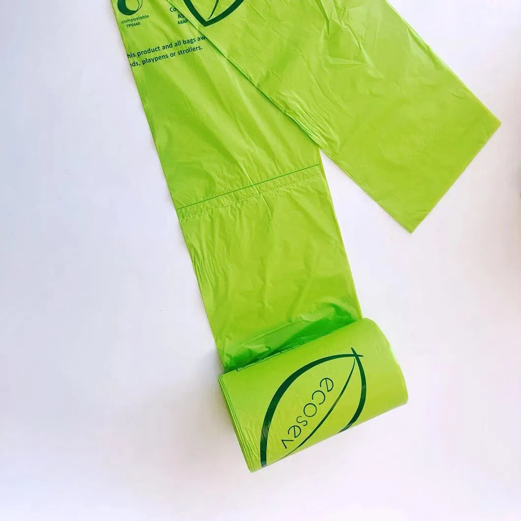 Manufacturer Custom 100% Biodegradable Garbage Bags, Compostable Plastic Bags