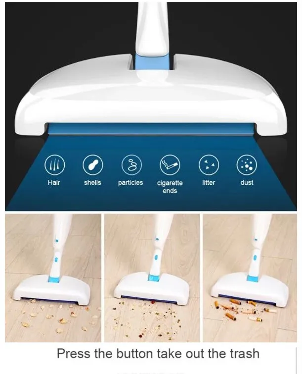 Microfiber Water Spray Mop Floor Sweeper and Dustapn 3 in 1