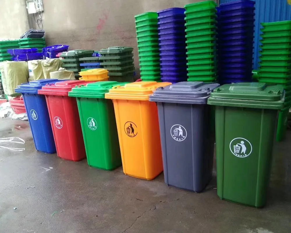 Outdoor and Indoor Plastic Dust Waste Rubbish Bin for Apartment Use