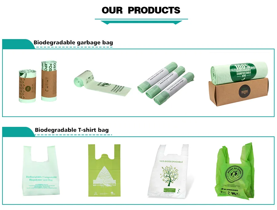Pet Product Biodegradable PLA Dog Poop Bag Doggy Pet Garbage Bag