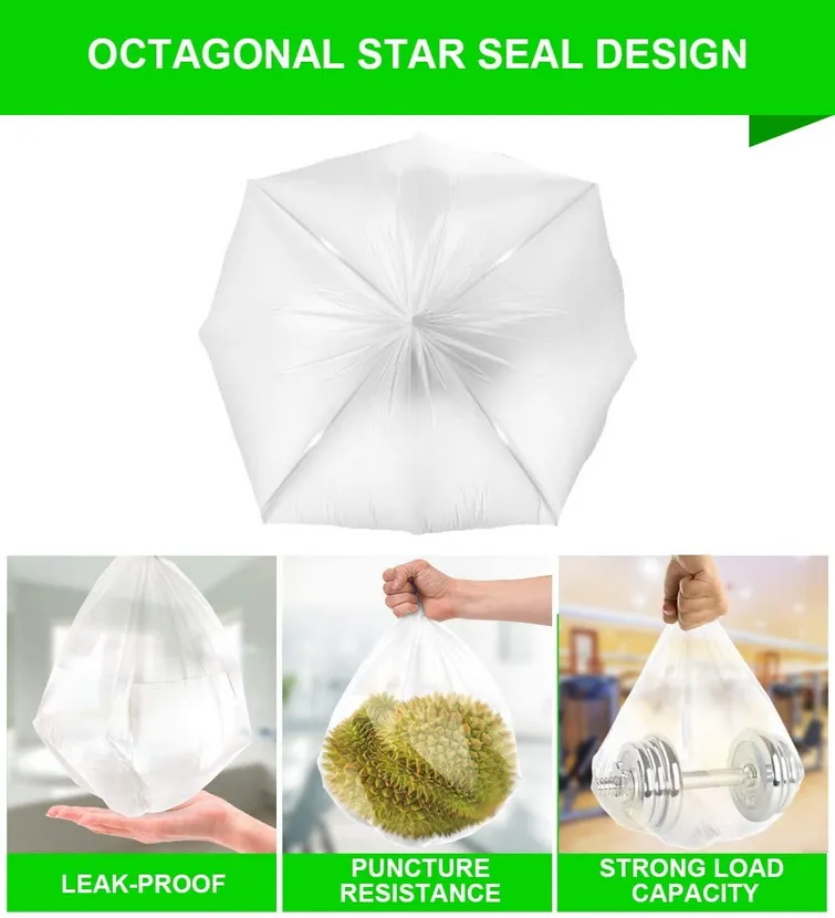 Plastic Sheet Can Garbage Trash PE Packaging Polyethylene Polythene Liners