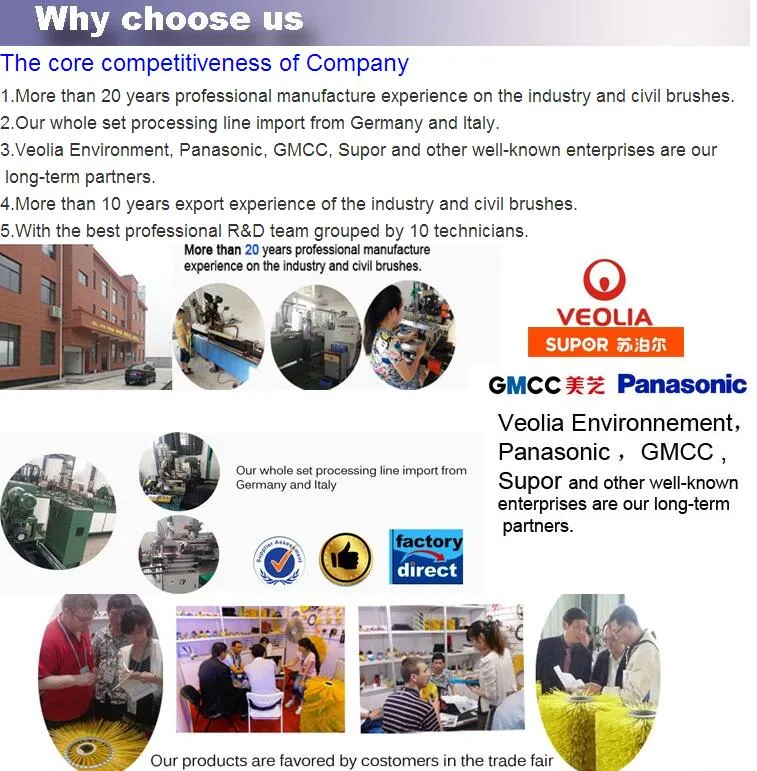 Popular Cleaning Car Mat Drill Scrub Brush with Good Quality