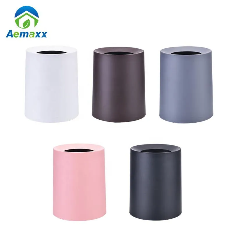 Simple Design Household Office Plastic Dustbin