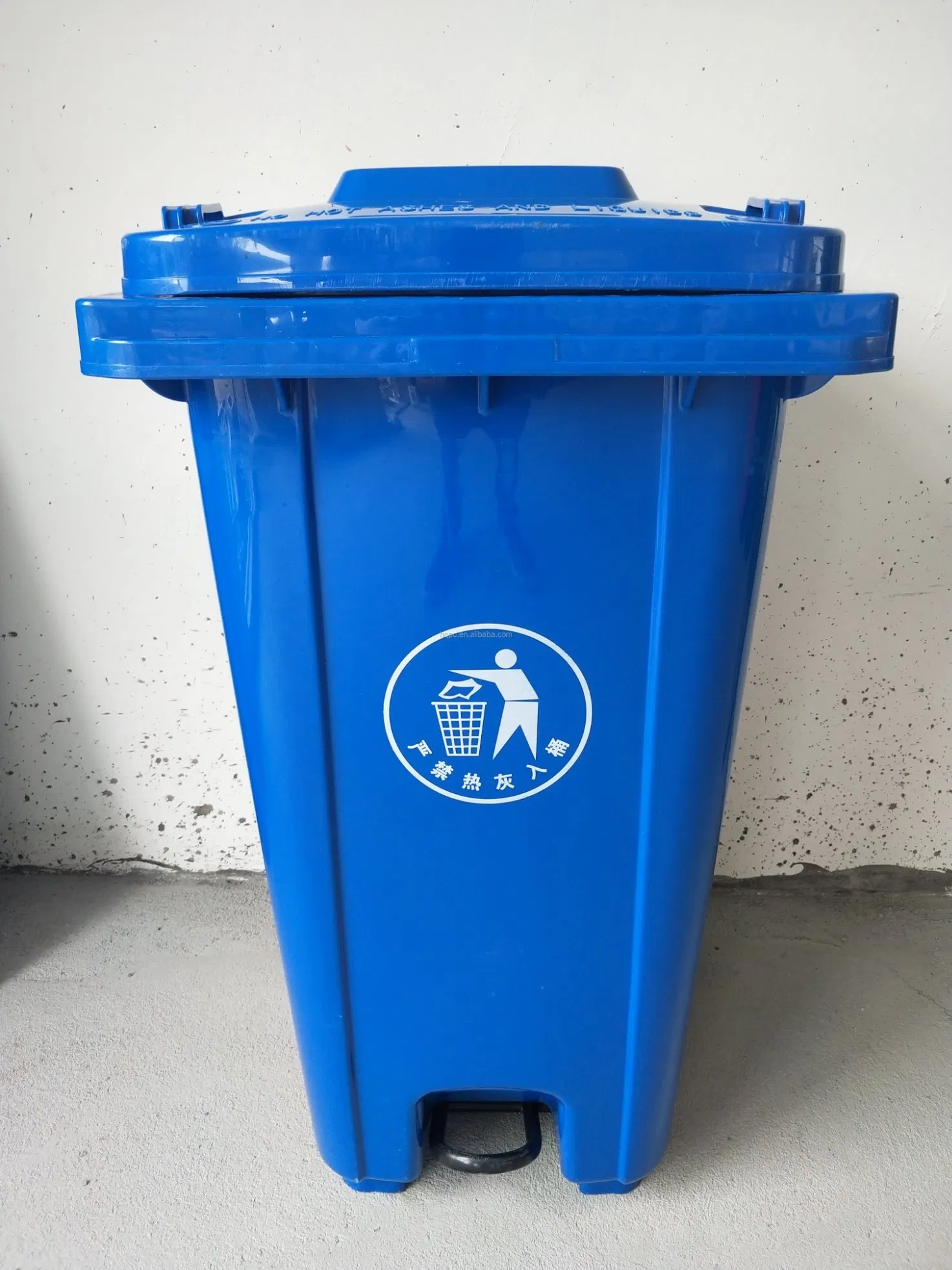 Waste Bin100L/120L/240L Customize Color Large Outdoor Public HDPE Recycle Dustbin Pedal Plastic Rubbish/Trash/Wheelie/Garbage/Waste Bins with Lid and Wheel