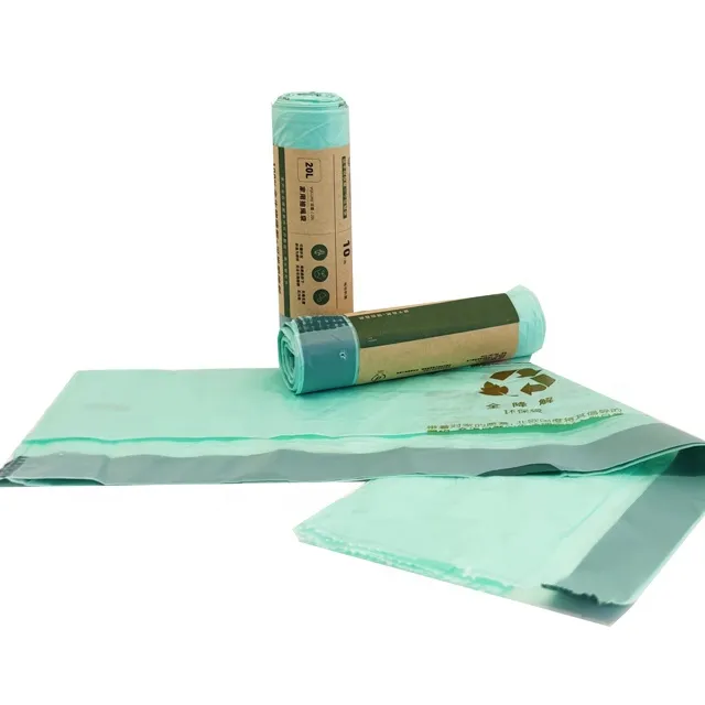 Wholesale 100% Biodegradable Compostable Disposable Plastic Garbage Bags