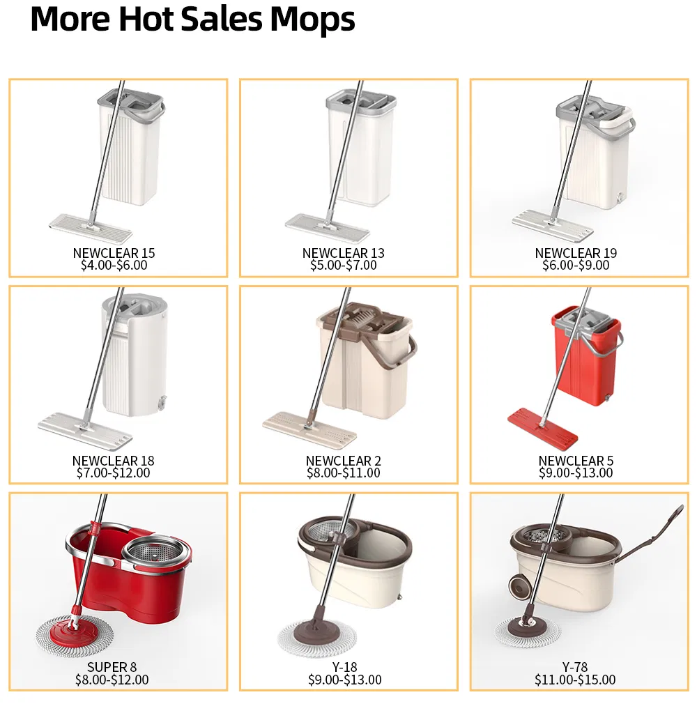 Wholesale Mop Clean Products Cleaning Mop Microfiber Mop Easy Flat Mop 360 Pedal Spin Mop Kitchen Products Floor Mop Bucket Mop Magic Mop