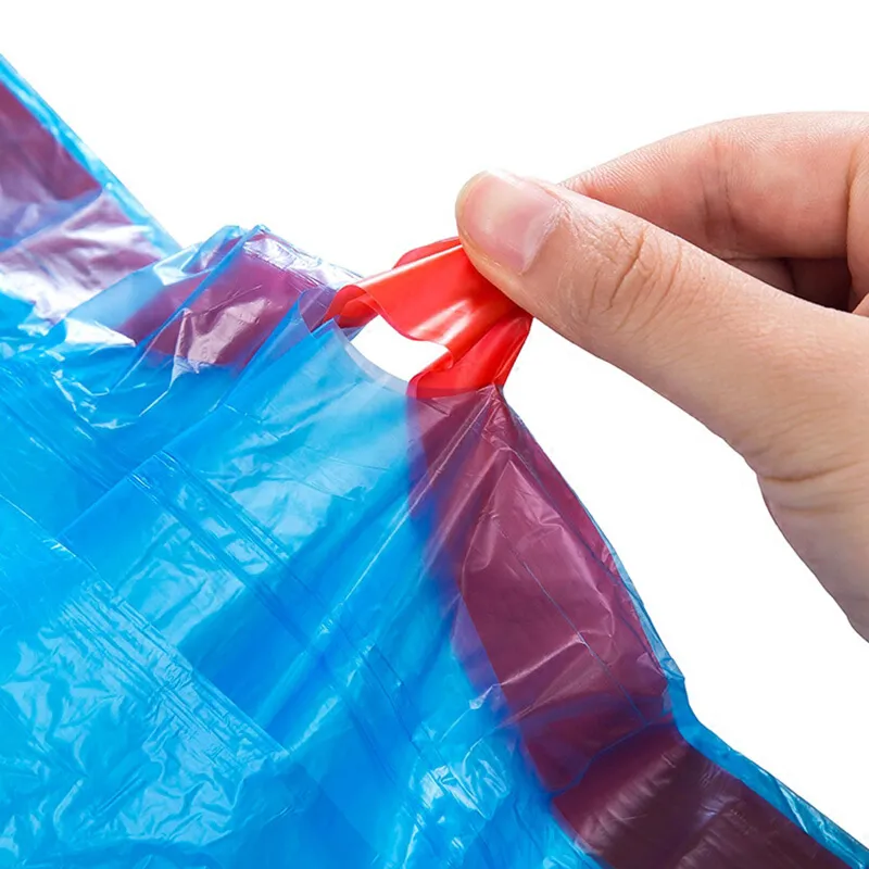 Wholesale Plastic Disposable Trash Bags Drawstring Garbage Bags for Kitchen Home Clean 45*45cm